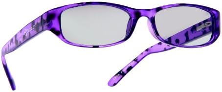 3DAZZLE Glow/Grape - Passive 3D Glasses - Optically Correct