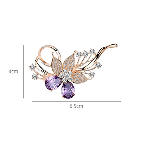 Broche pour pull rose et boucle d'écharpe pour vos sorties d'hiver - 4