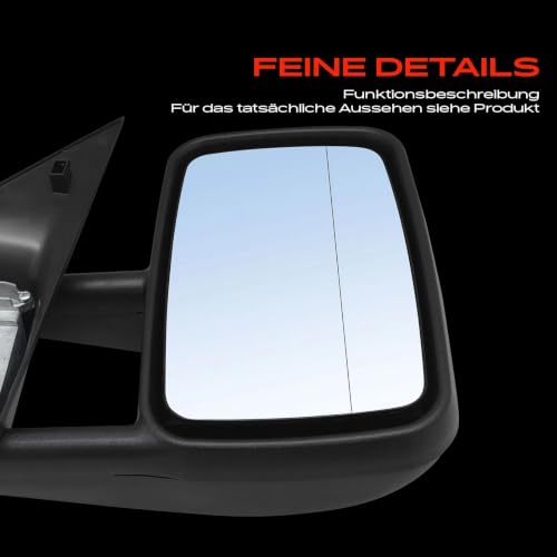 Rétroviseur droit Mercedes Sprinter 1995-2006 avec miroir d'angle mort