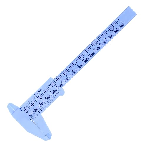 Calibrador plástico métrico pequeño 6 pulgadas miniatura 1
