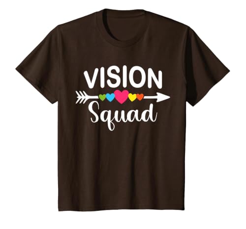 Vision Team T-Shirt, Youth, Brown, X-Small