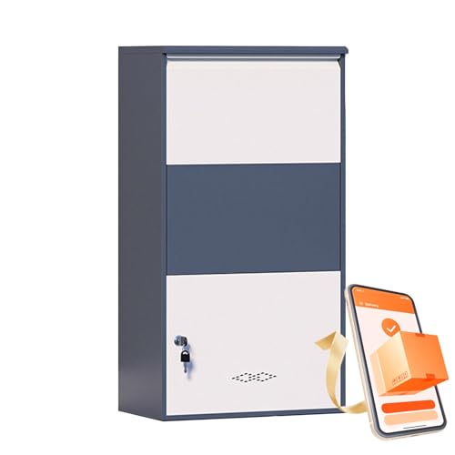 Evite robos en su porche con la caja de entrega para paquetes impermeable con cerradura