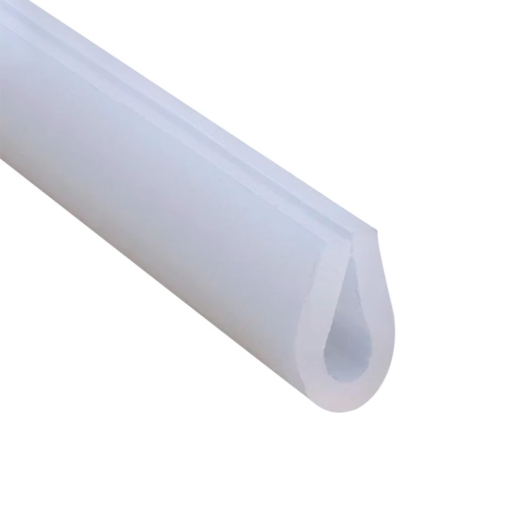 Joint d'étanchéité pour porte de douche en verre blanc en U pour une salle de bain au sec