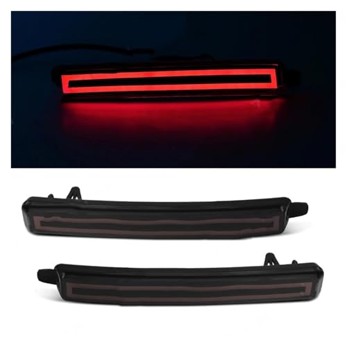 Feu Stop LED pare-chocs arrière pour GMC Acadia 2007-2015 avec clignotant à lentille fumée B