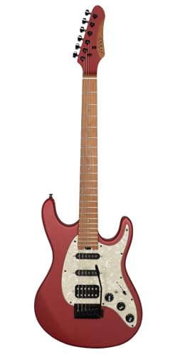Guitarra Eléctrica Mars Mod. Strat Metallic Finished - Metallic Red