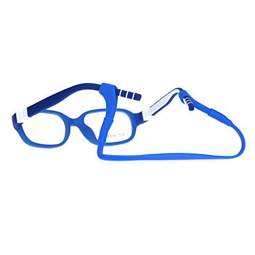 SA106 Children Size Rubber Soft Plastic Detachable Clip Arm Loop Optical Eyeglasses Frame4