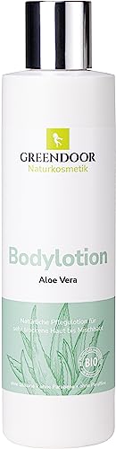Greendoor Loción corporal Aloe Vera 250ml, calidad de fabricación superior Sin Silicona
