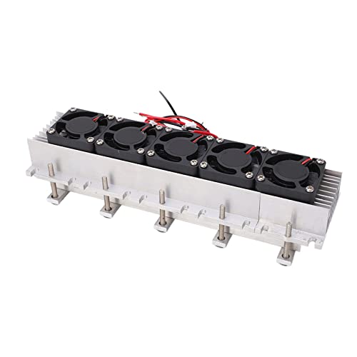 Semiconductor Refrigeration System 300W, Thermoelectric Cooling Module, Aluminum Alloy ABS for Industrial DIY Refrigeration, Plug and Play Cooler for Small Spaces and Machines