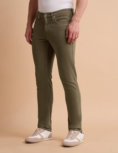 Image of U.S. Polo ASSN. Denim Jeans for Men - Slim Tapered Fit, Mens Jeans for Office & Regular Wear