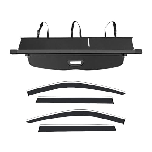 Vesul Compatible with Honda CR-V CRV 2026-2023 All Trims Window Visor Rain Guard Retractable Cargo Cover Security Shade