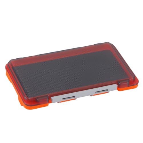 de herramientas portátil para cebos | organizador impermeable con tapa de malla translúcida para anzuelos, señuelos, secas, etc