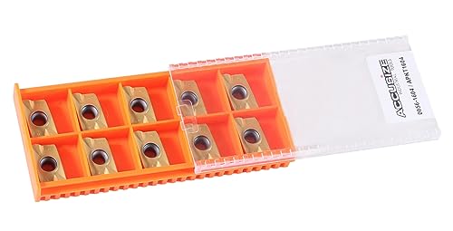 Accusize Industrial Tools 0056-1604 Apkt1604 Tin Coated Carbide Inserts thumb #2