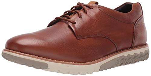 Hush Puppies Men's Expert PT Lace Up Oxford, British Tan Leather, 10.5 M US