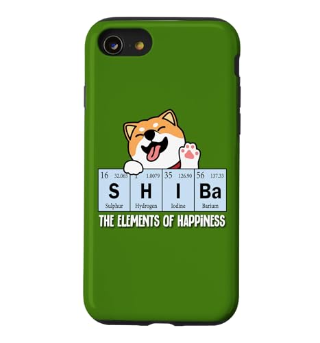 Funny Womens Elements Happiness Kawaii Shiba Inu Dog Lover �X�}�z�P�[�X iPhone SE (2020) / 7 / 8 �p