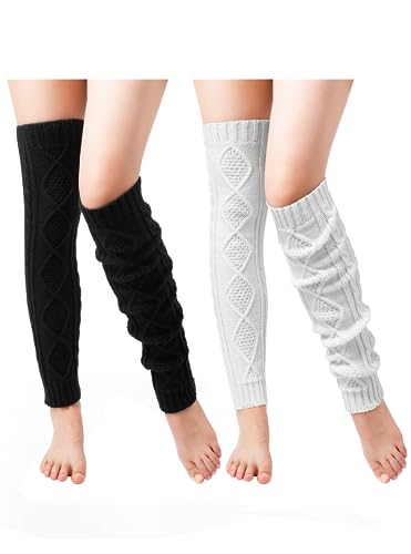 DOFOWORK Leg Warmers - Leg Warmers for Women/Girls, 80s Accessories for Women Inspired Outfits for Yoga, Dance, Running2