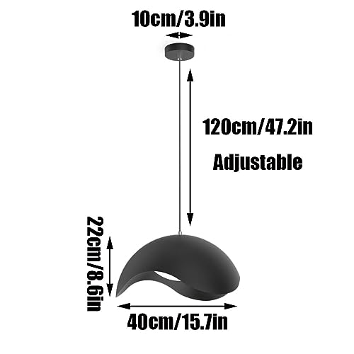 Lustre minimaliste en métal coquille d'œuf avec douille universelle E27