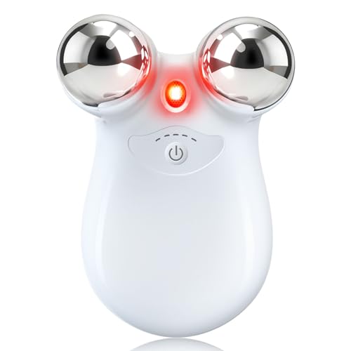 2-in-1 Red Light Microcurrent Facial Device | Enhances Lifting & Firming Capabilities | Reduces...