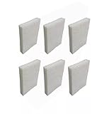 HASMX Replacement Humidifier Filter Wick for Lasko Natural Cascade THF-8 THF8 L8, 11-7/8' L x 8-1/4' W x 1-15/16' T, 6-Pack