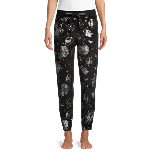 Briefly Stated Nightmare Before Christmas Black Jogger Sleep Pants - X-Large