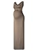 BlackCherry Women's Sleeveless Modal Maternity Maxi Dress Comfortable Tank Dress