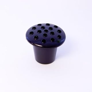 2 pack Black Plastic Grave Vases Container Insert