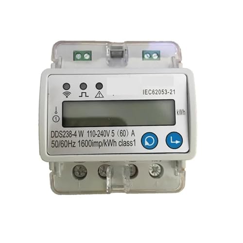 Compteur de courant monophasé DDS238-4 W rail communication RS485 tension