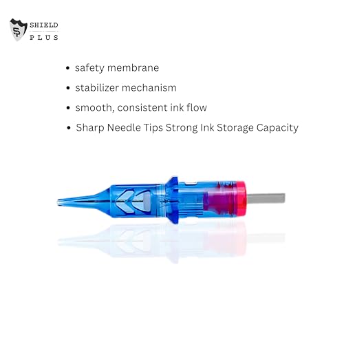 Image of 13M1 Magnum Tattoo Cartridge Needles Pack of 10pcs | Premium Disposable Sterile Shader Cartridges Compatible with Rotary & Wireless Tattoo Pen