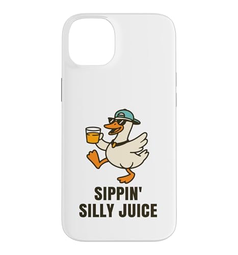 Sippin' Silly Juice �ʔ��� �����ȃK�`���E �������X�^���h �����l�[�h �X�}�z�P�[�X iPhone 14 Plus �p
