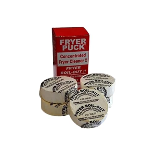 CARBON-OFF Fryer Puck 401304001 4oz Deep Fryer Cleaner Tablets (5 Tabs/Box)
