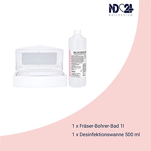 BEAUTYSept Instrumentenaufbereitungs-Set â 1 l Konzentrat + 500 ml Tauchwanne & 2 Spezialbürsten â CE-zertifiziertes Medizinprodukt Kl. II b – Bild 3