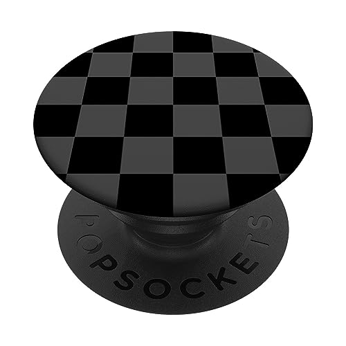 Checkered black and grey design checker print for Women men ...