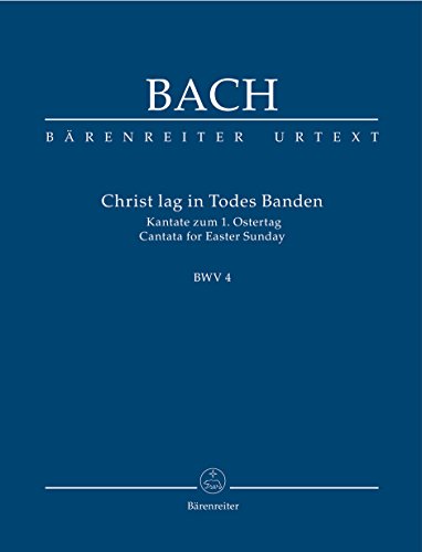 Bach: Christ lag in Todes Banden, BWV 4 [Study Score] (Cantata for Easter Sunday)