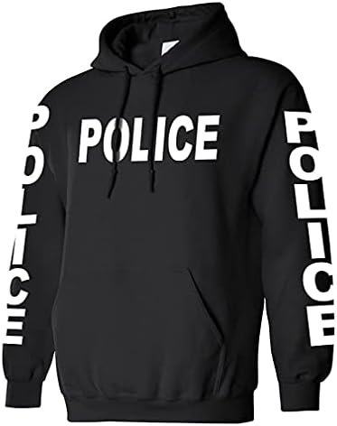 POLICE - cops sheriff deputy Adult Unisex Warm Novelty Duty Hoodie