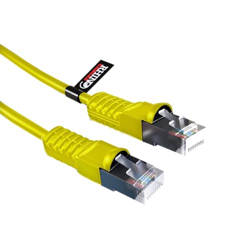 rhinocables FTP Snagless Ethernet Cable - Cat5e Shielded RJ45 Lead with LSZH Jacket for Stable Indoor/Outdoor LAN Installations