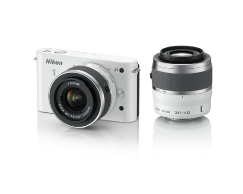 【美品・動作品】Nikon 1 J1 ホワイト ミラーレス一眼 ニコンワン ミラーレス一眼 ニコン Nikon 1 J1 ホワイト レンズ