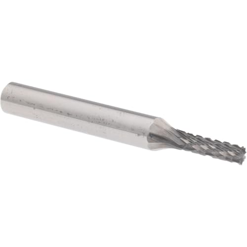 Fresa Abrasiva Hertel Cilíndrica 1/8" Doble Corte miniatura 1