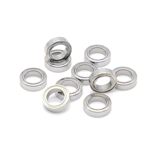 Roulements à billes R168-2Z contre le jeu mécanique des axes de 1/4 pouce, pack de 10