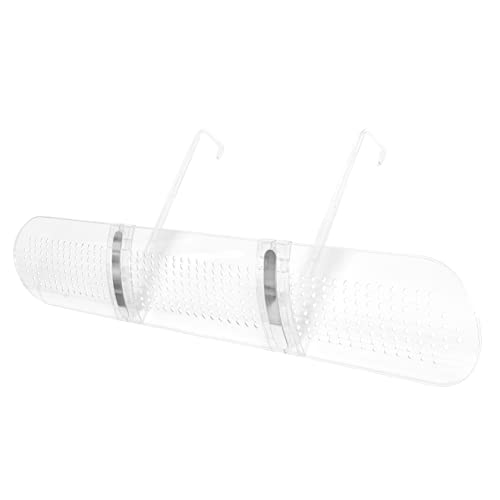 SWOOMEY エアコンの トガラス ファン ダイバーター ぶら下げ空気 車 ポータブル 滴る コンディショナー ベントディフレクター 屋内 ボード 除湿機 ペット Transparent