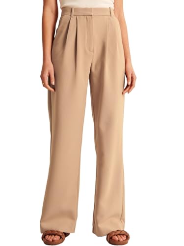 Image of FNOCKS Women's Sloane Tailored Trouser Pant -Wide Leg