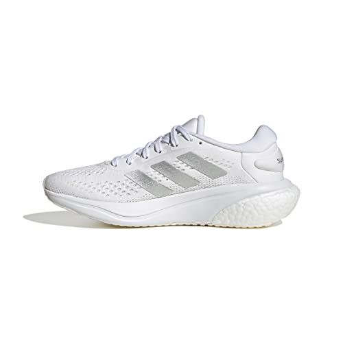 adidas Supernova 2 W, Sneaker Mujer, Blanco (FTWR White/Silver Met./Cloud White), 39 1/3 EU