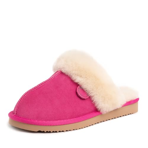 Image of Fireside by Dearfoams womens Sydney Genuine Shearling Scuff