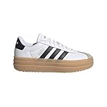 adidas Women's VL Court Bold Shoes, FTWR White/core Black/Wonder Beige, 7.5 UK