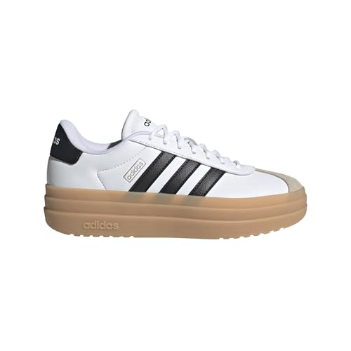 adidas Femme VL Court Bold Shoes, FTWR White/Core Black/Wonder Beige, 39 1/3 EU