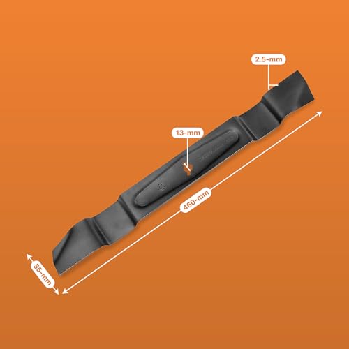 Image of LawnMaster RMB1018X Replacement Mower Blade Stainless Steel 18-Inch for ME1218X