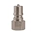 Qty 5, FHK Series, 1/4" Plugs and Sockets, Two Way Shut-Off~(Conforms with ISO 7241-1, Series B)