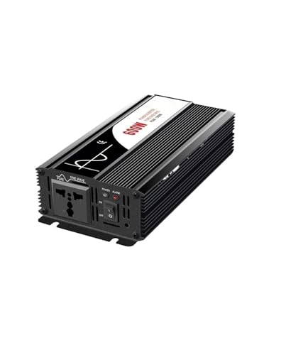 Convertisseur 12V 24V 48V à onde sinusoïdale 600W pour voyage en voiture
