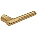 Baldwin L015003RMR Lifetime Polished Brass Single Right Hand Estate Lever Minus Rosettes