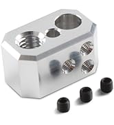 BCZAMD 3D Printer Accessories - Prusa i3 MK4 Nextruder Heater Block - Aluminium Block for Hotend: ...