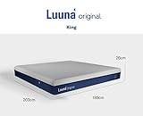 Colchão King, Luuna, Original Firme, Garantia 10 Anos, Suporte Adaptação, Bloqueio de Movimentos - 193x203cm glide