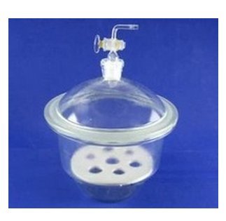 Gowe 210 mm Vakuum weiß Glas Exsikkatoren Jar Lab dessicator Trockner